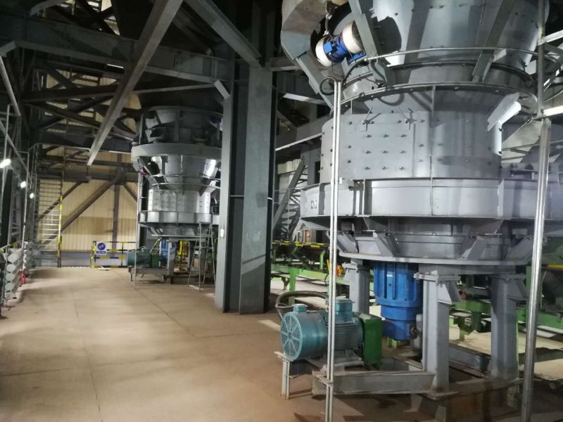 圓盤給料機現場